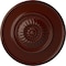 Ekena Millwork Wigan Ceiling Medallion, Hand-Painted Brushed Mahogany, 29 3/4"OD x 1 1/2"P CM29WGBMF - alternate 1